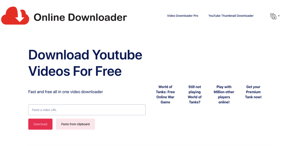 Скачать видео с Ютуба по ссылке - Online Downloader