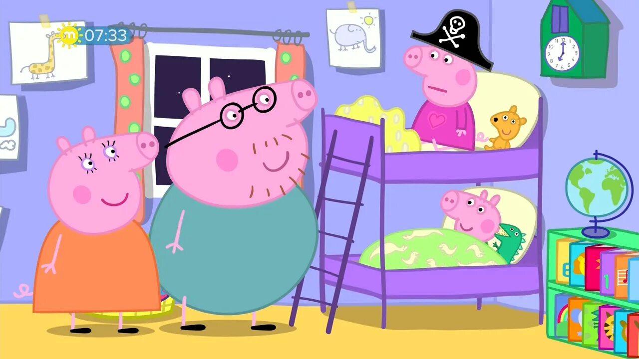 7 свинки пеппы. Свинка Пеппа Tiji. Свинка Пеппа и её семья. Семья свинки Пеппы и дом свинки Пеппы.
