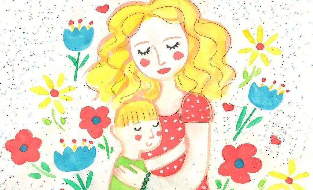 Рисунки на День Мамы - ТОП 80 рисунков на День Матери
